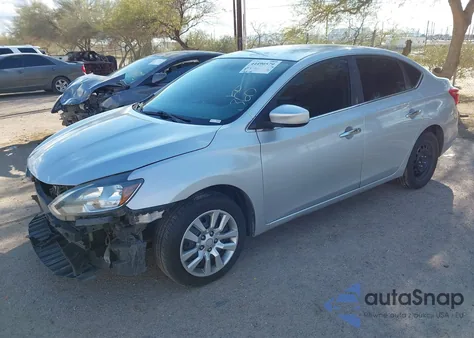 2017 Nissan Sentra Sv z USA, uszkodzony, nr VIN 3N1AB7AP5HL686783